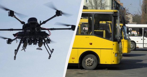 Нікополь: дрон-удар по маршрутці, жертви та поранені.