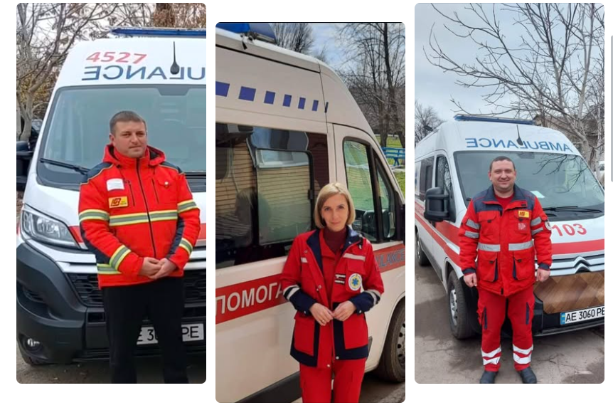 Врятовані: Медики Нікопольщини вирвали колегу з лап дрона.