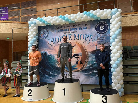 Дніпрянська "бронза" Всеукраїнських баталій з вільної боротьби.