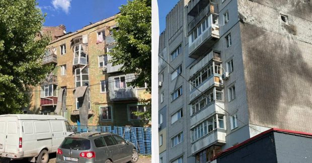 РФ вдарила по Дніпру: багатоповерхівки пошкоджено, багато поранених. Фото.