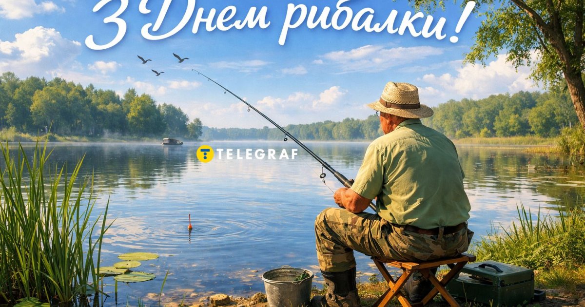 День українського рибалки 2026: красиві листівки та кумедні побажання!