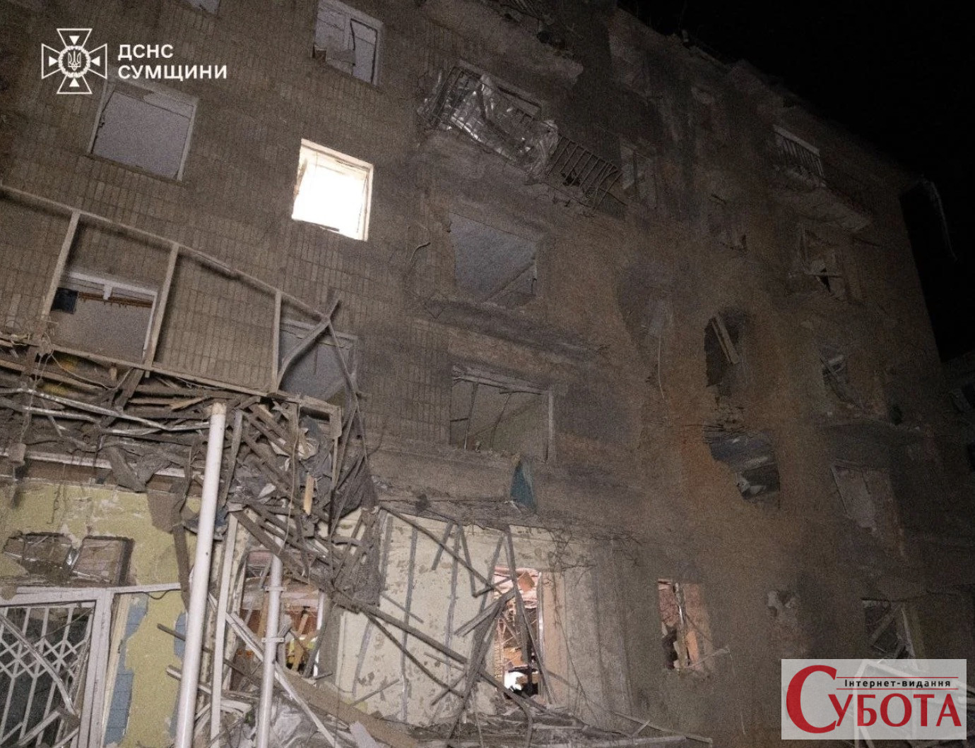Сумщина: мама з п'ятирічною донькою загинули через авіаудар, 27 поранених.