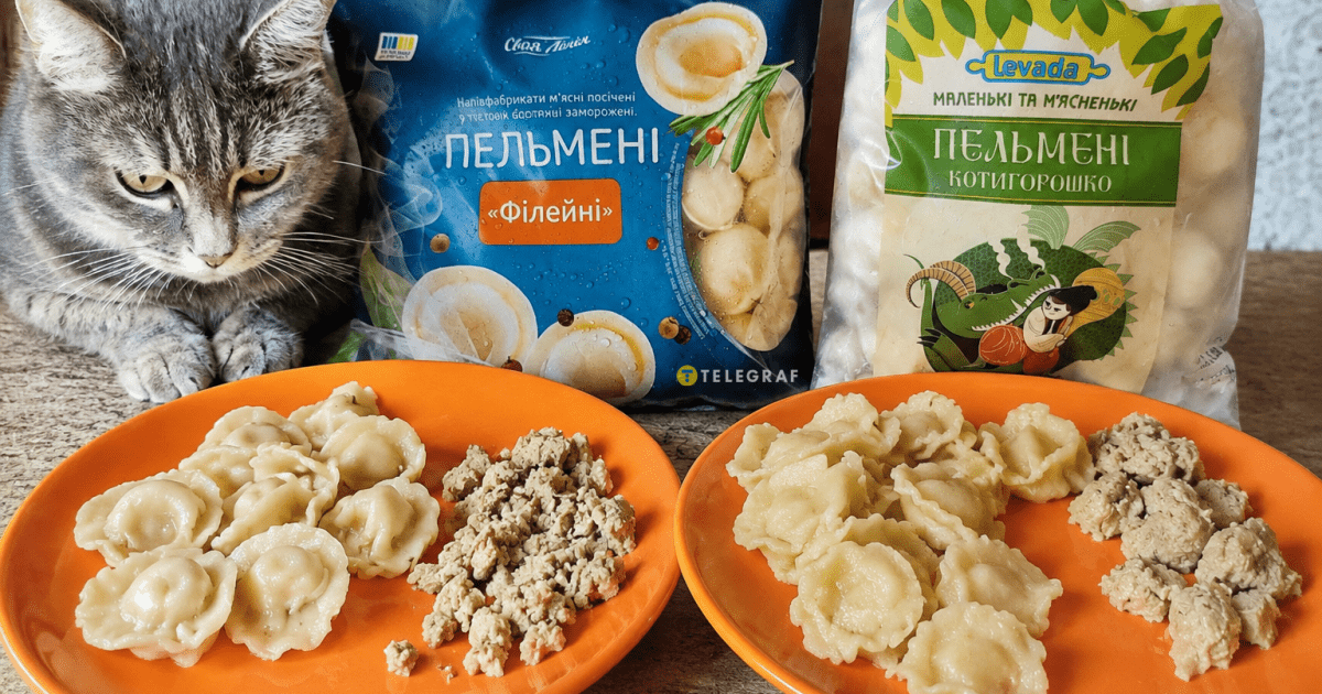 80 грн за найдешевші пельмені: "АТБ" vs "Сільпо" – склад, м'ясо та смак.
